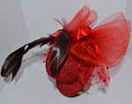 Элегантная красная шляпка арт. N902-2