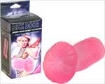Миниатюрная вагина мастурбатор розового цвета